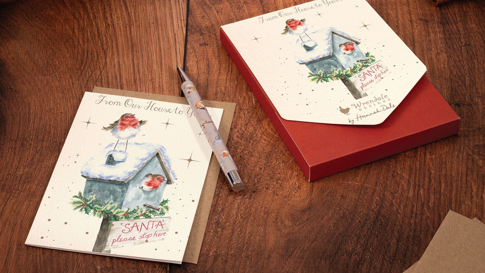 Weihnachtliche Doppelkarten, Karten-Sets und Kärtchen.