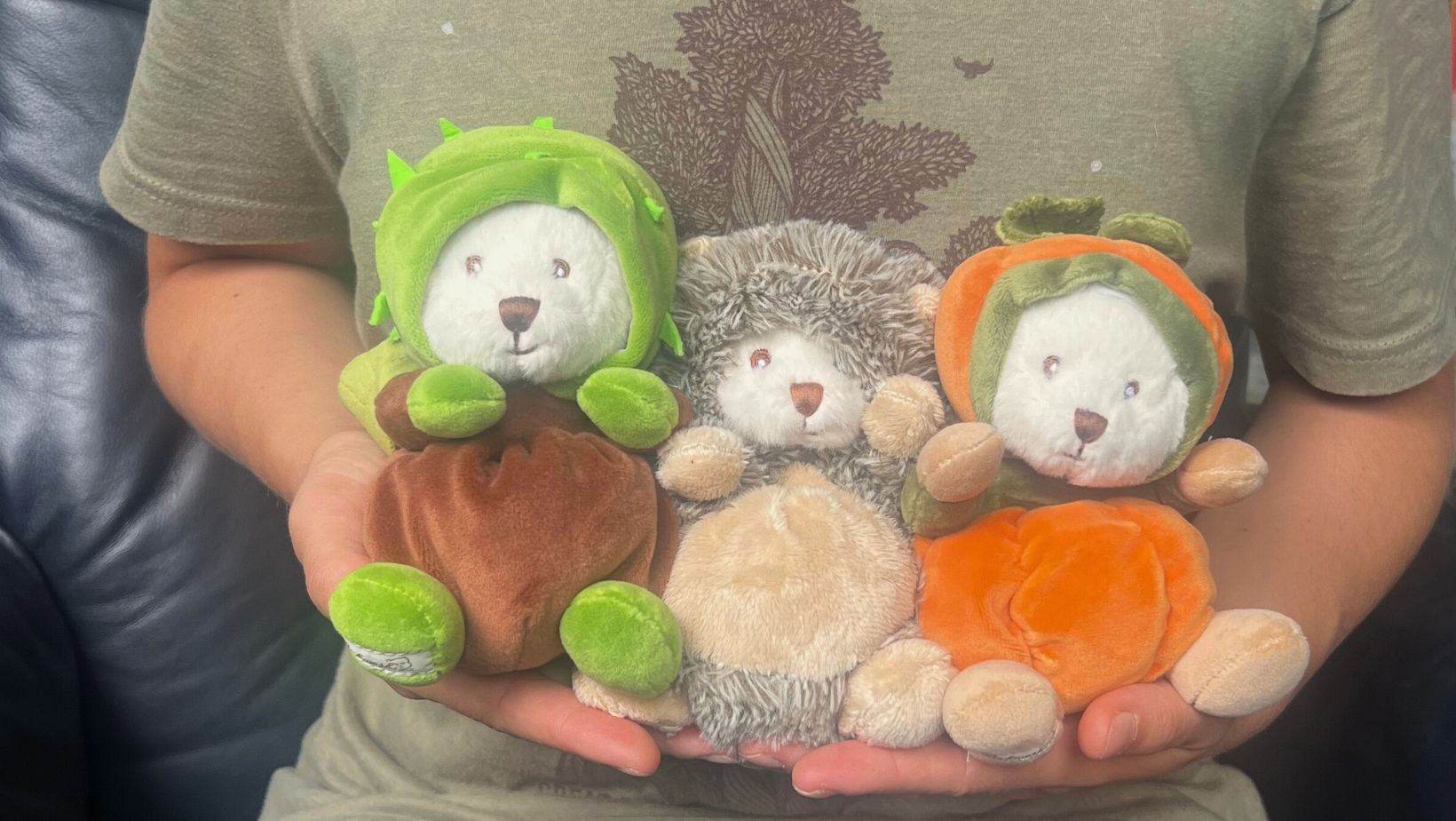Herbst Kuscheltiere