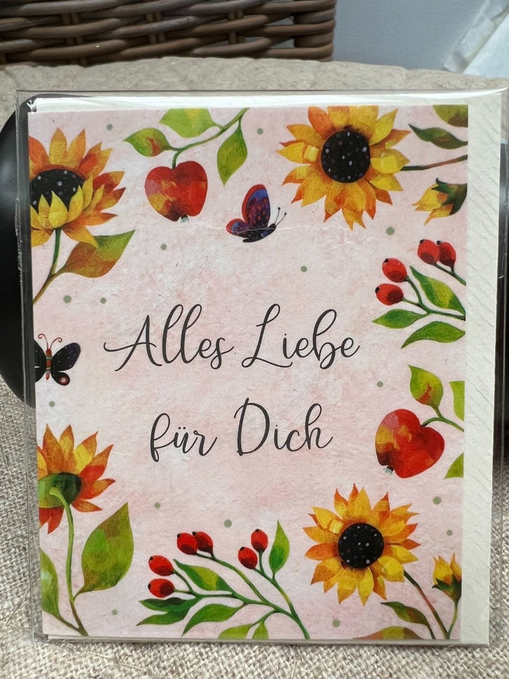 Kärtchen mit Spruch vom Grätz Verlag