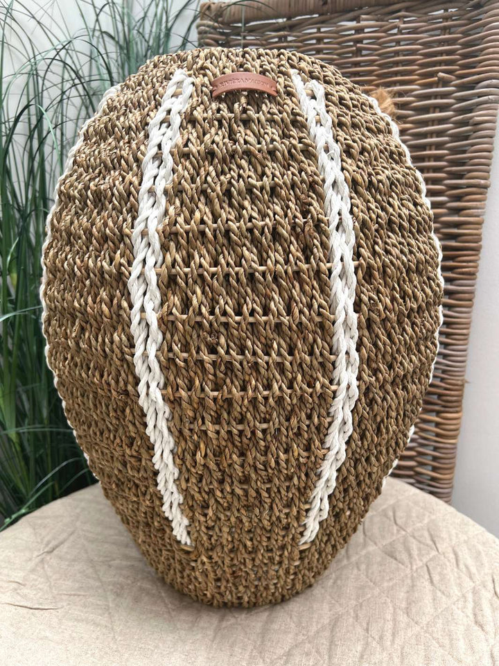 Avelin Seagrass Vase in der Größe M von Rivièra Maison