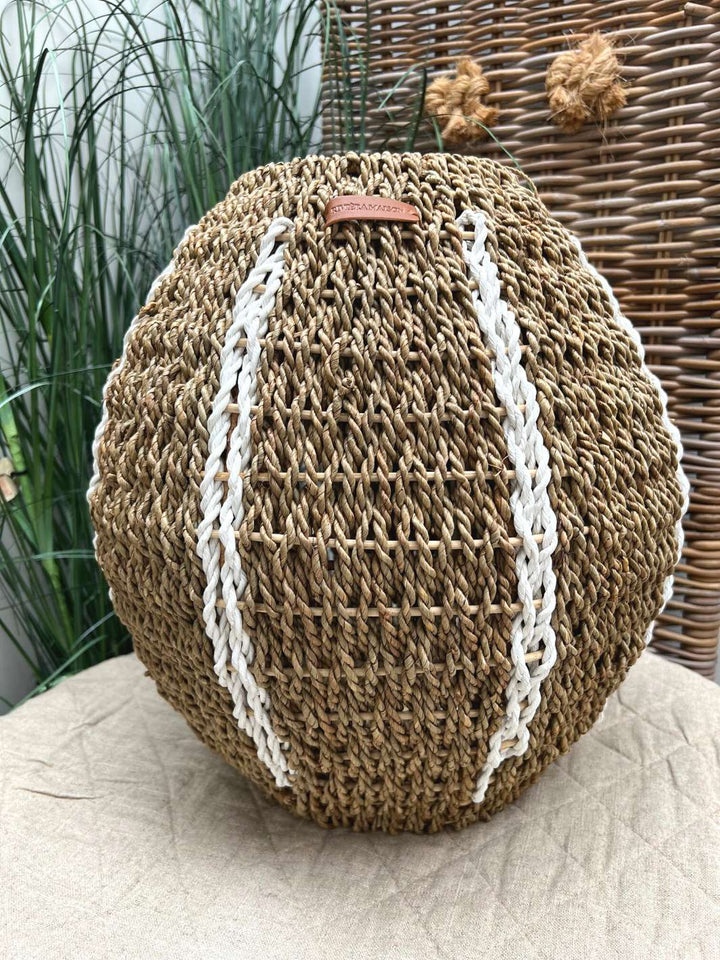 Avelin Seagrass Vase in der Größe S von Rivièra Maison