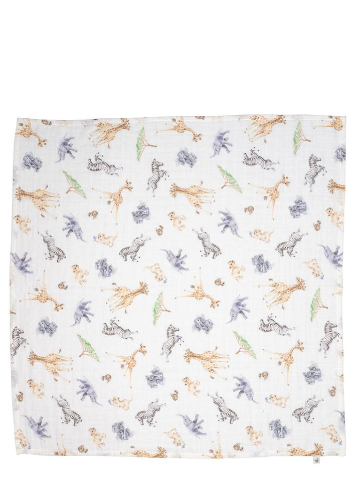 Baby Tuch all over Wildtiere von Wrendale Designs