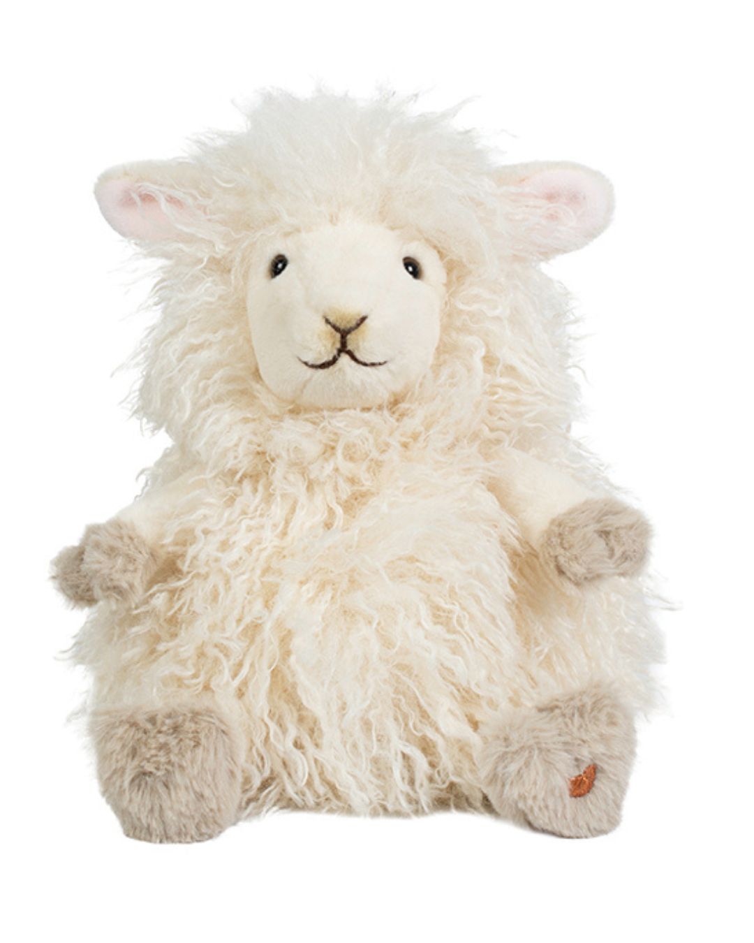 Großer Beryl in der Größe L als weißes Schaf Kuscheltier von Wrendale Designs.