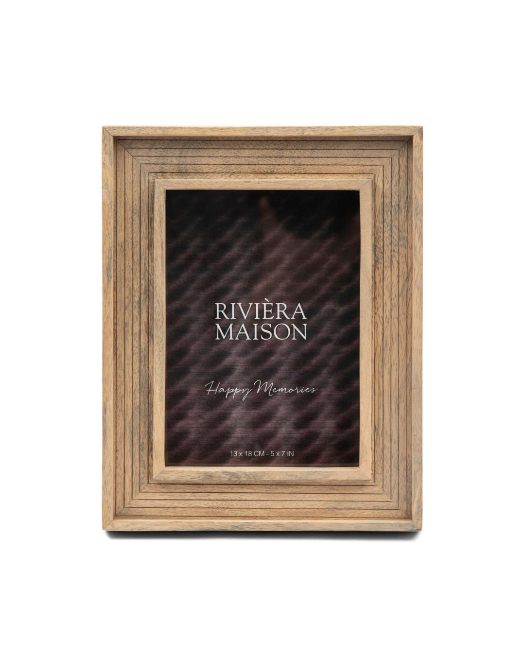RM Spezia Bilderrahmen aus Mangoholz von Rivièra Maison vor weißem Hintergrund.