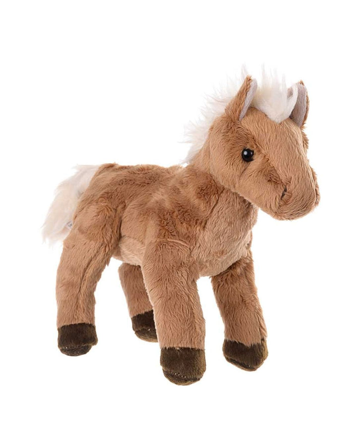 Braunes Kuscheltier Pferd namens Chocolate von Bukowski Design aus Schweden.