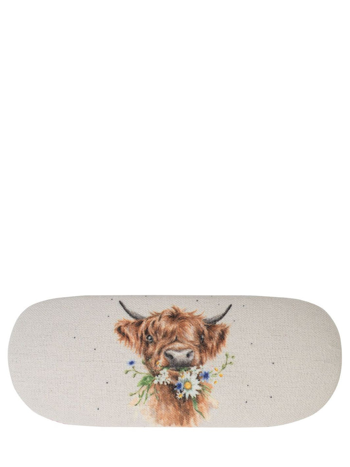 Brillenetui Highland Rind von Wrendale Designs