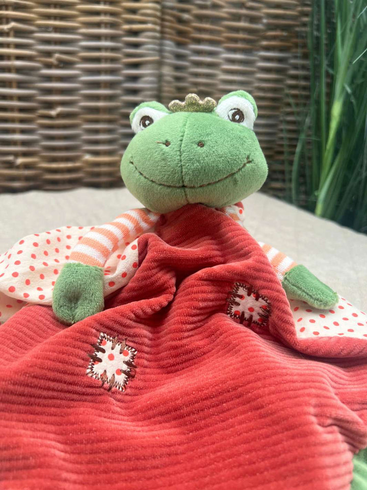 Bukowski Froschprinz Schnuffeltuch in der Farbe Orange