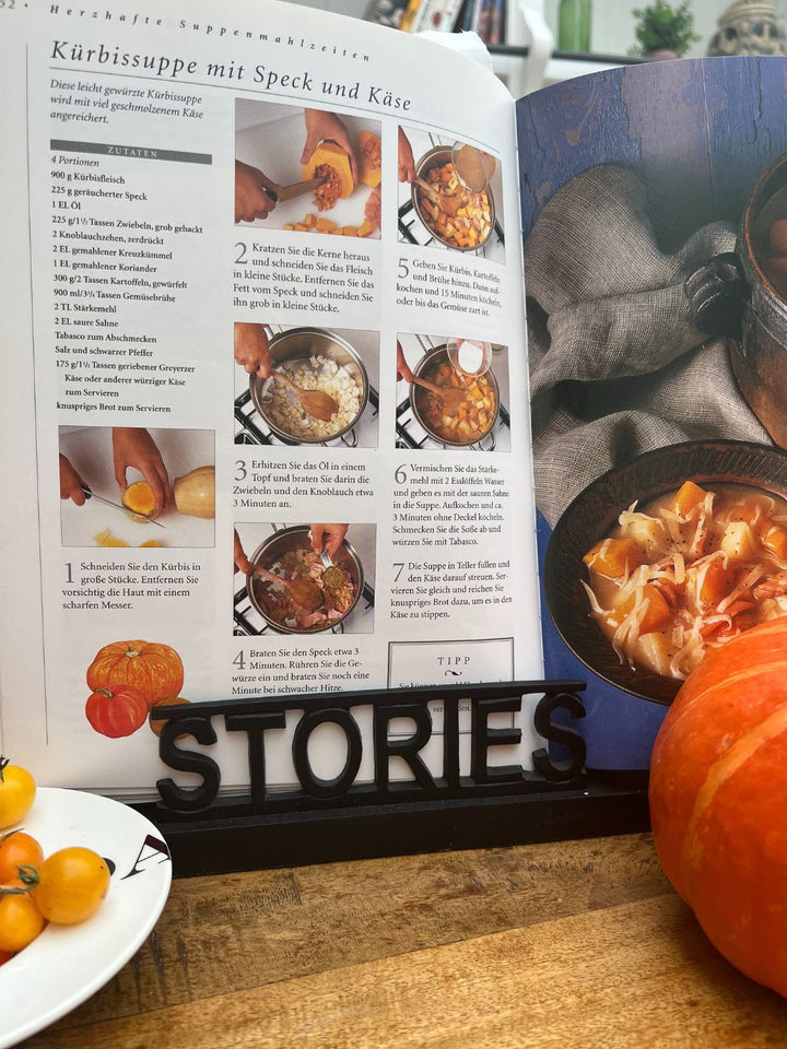 Cooking Stories Book Stand Riviera Maison