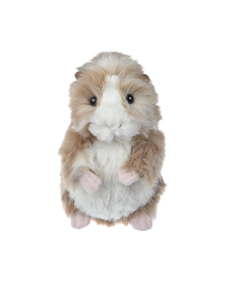 Daphne ist das super flauschige Meerschweinchen Kuscheltier in beige und weiß von Wrendale Designs