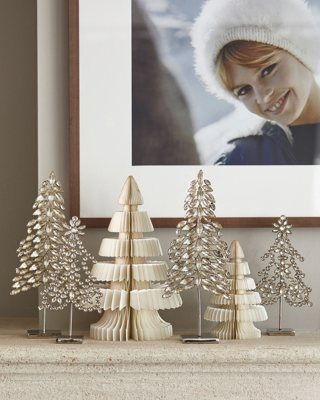 Papier Honigwabe Weihnachtsbaum von Rivièra Maison