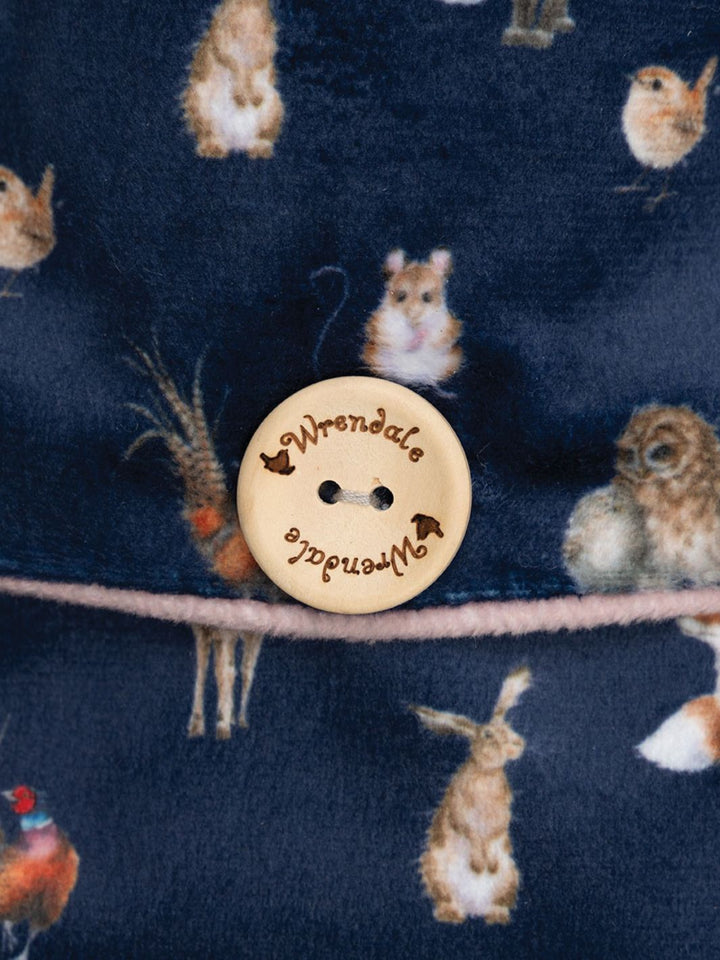 Wrendale Designs Detaillansicht der Fuchs Wärmflasche.