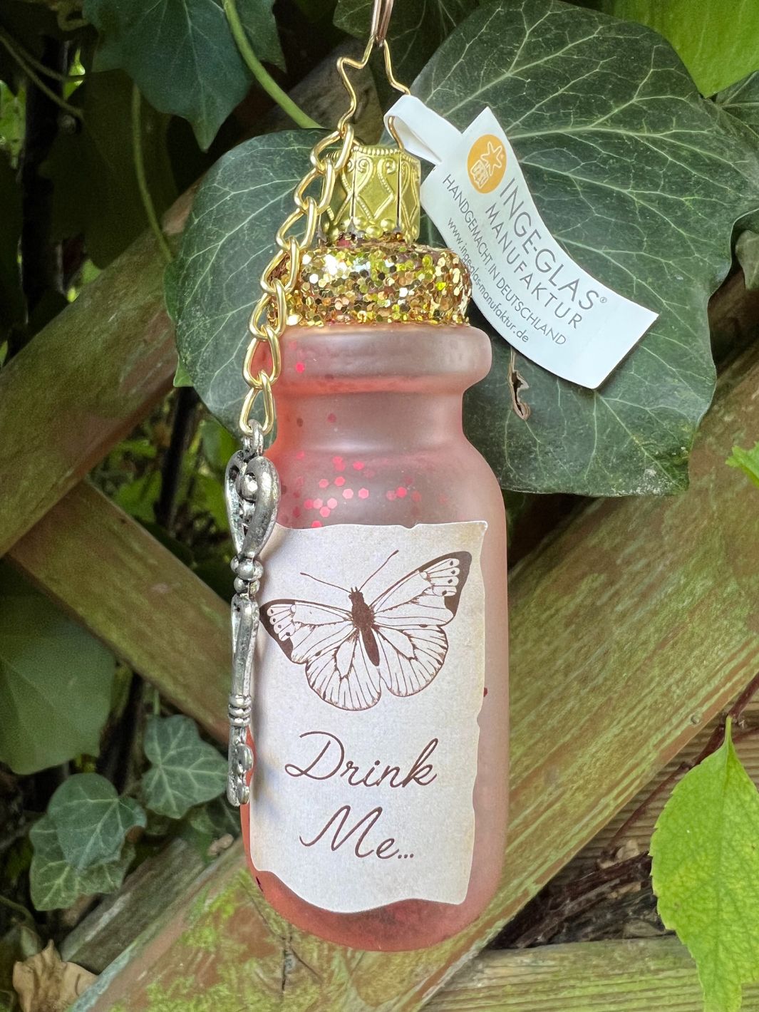 Flasche "Drink me" aus Alice im Wunderland
