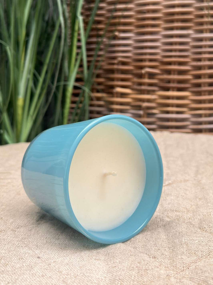 Bougies la francaise Duftkerze blauer Monoi