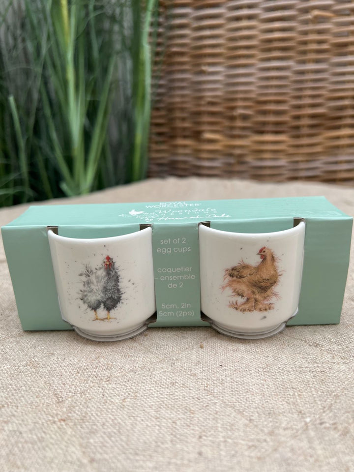 Hühner Eierbecher-Set von Wrendale Designs