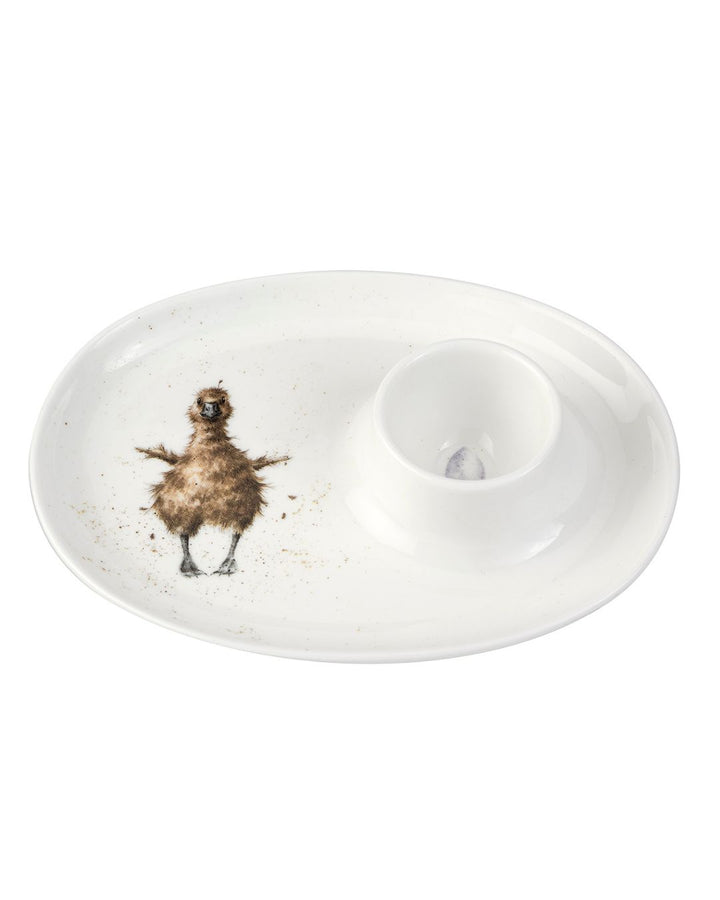 Eierbecher mit Entenküken als Motiv drauf von Wrendale Designs.