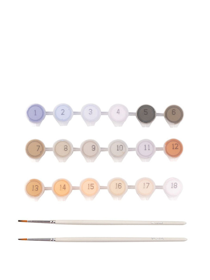 Farbpalette Malen nach Zahlen Fuchs von Wrendale Designs