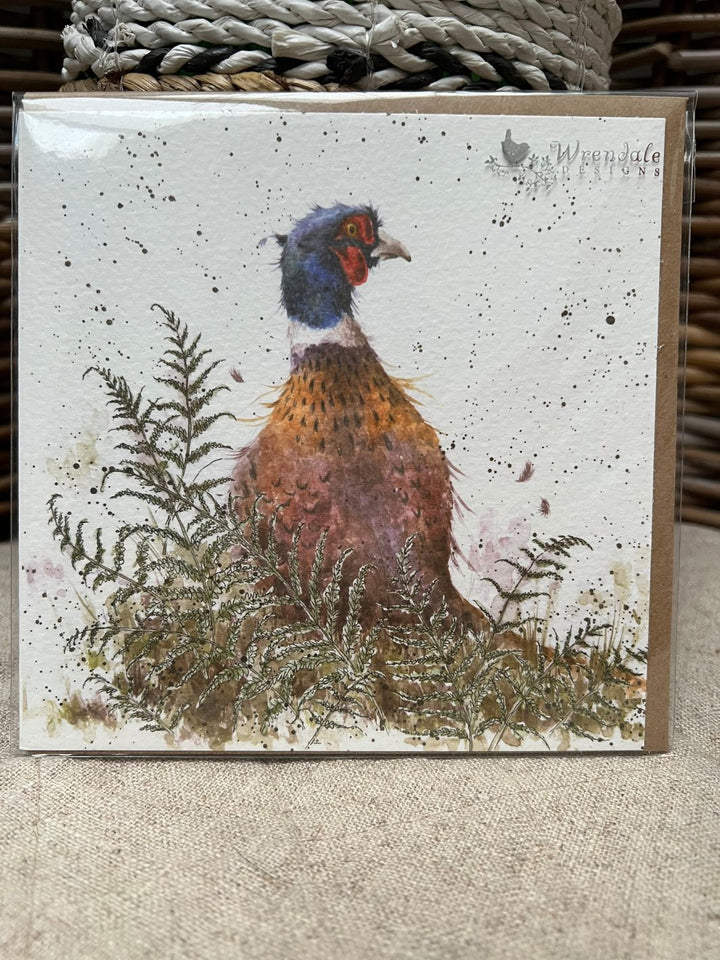 Grußkarte Fasan von Wrendale Designs