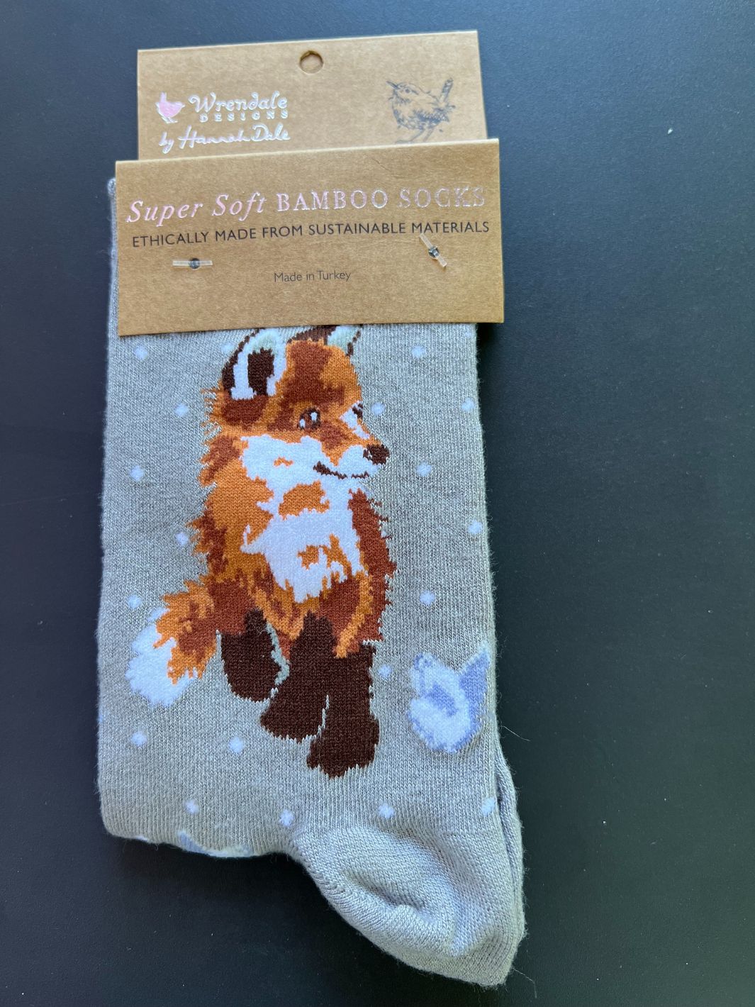 Socken Füchschen Wrendale Designs
