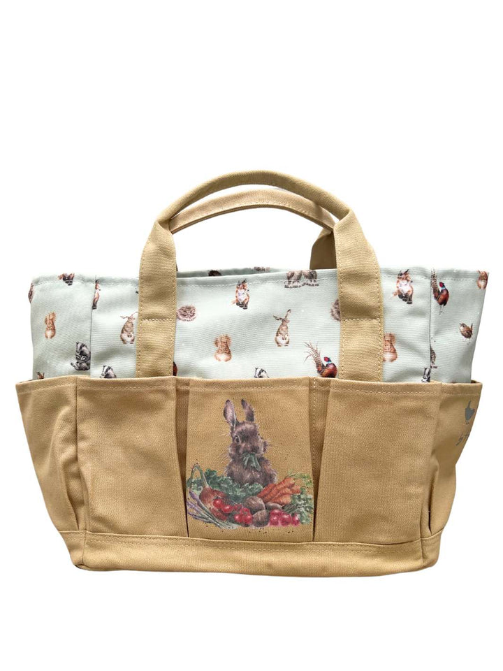 Gartentasche mit dem Gemüsehasen drauf von Wrendale Designs