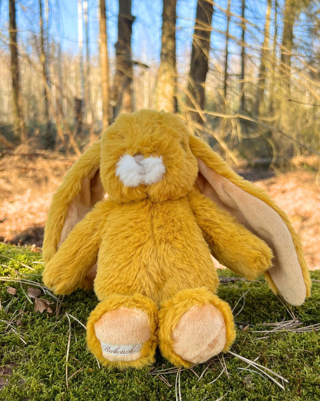 Safran gelbes Kanina Kaninchen Kuscheltier von Bukowski.