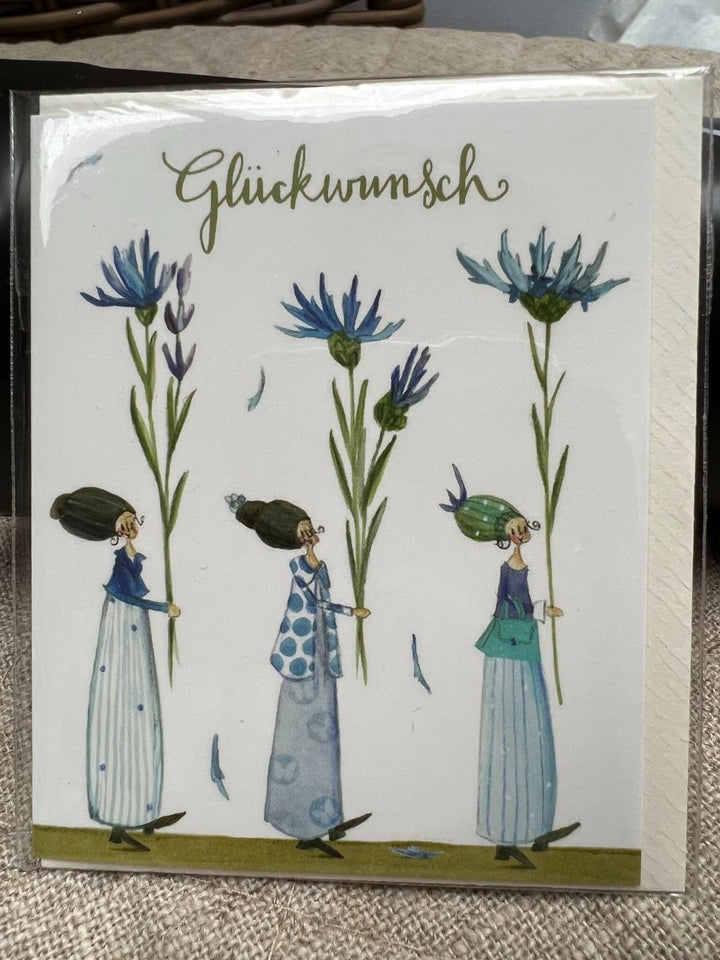 Kärtchen mit Spruch vom Grätz Verlag