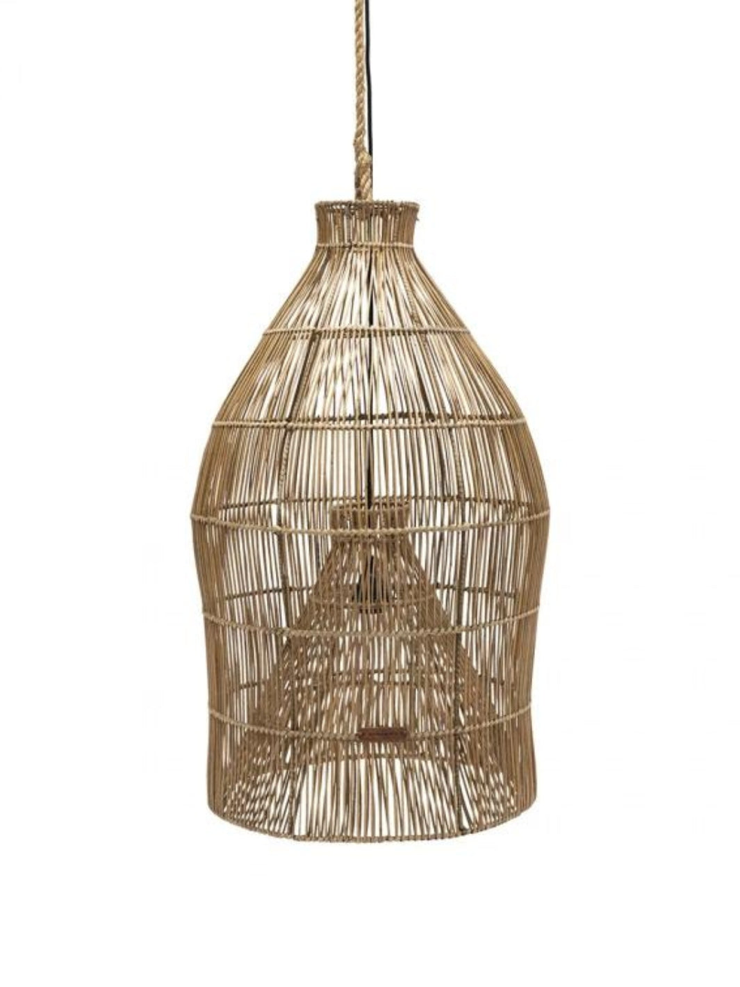 Hängelampe Rustic Rattan Fishing Basket von Rivièra Maison