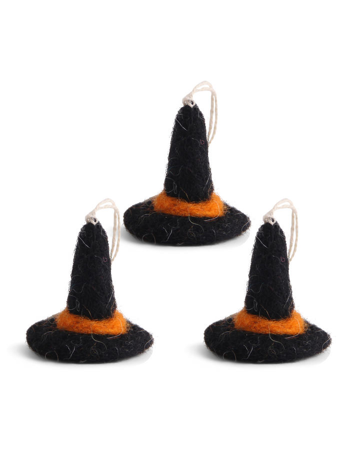 Hexenhut Filzanhänger 3er-Set von Gry & Sif