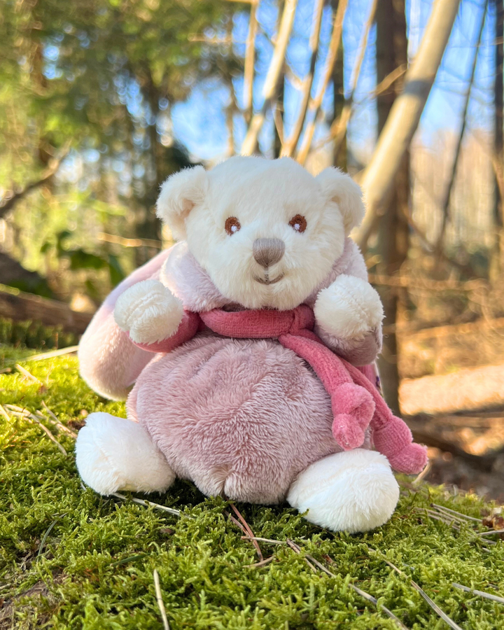 Teddybär im Hasen Kostüm Ziggy Happy Bibi Kuscheltier in rosa von Bukowski.