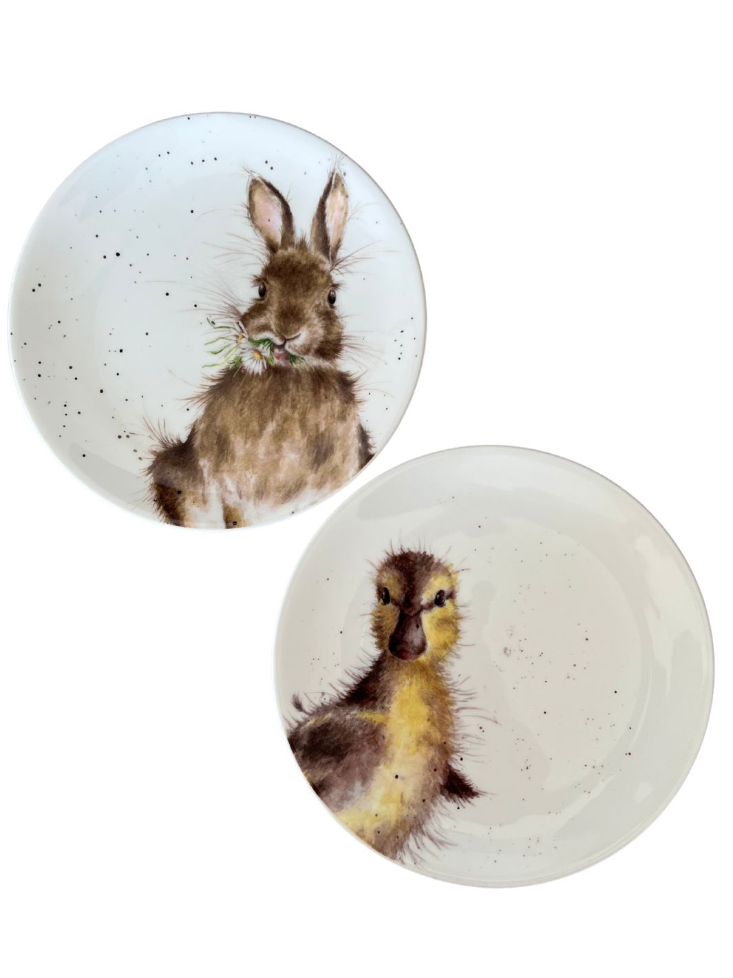 Hase und Küken Teller 2er Set von Wrendale Designs