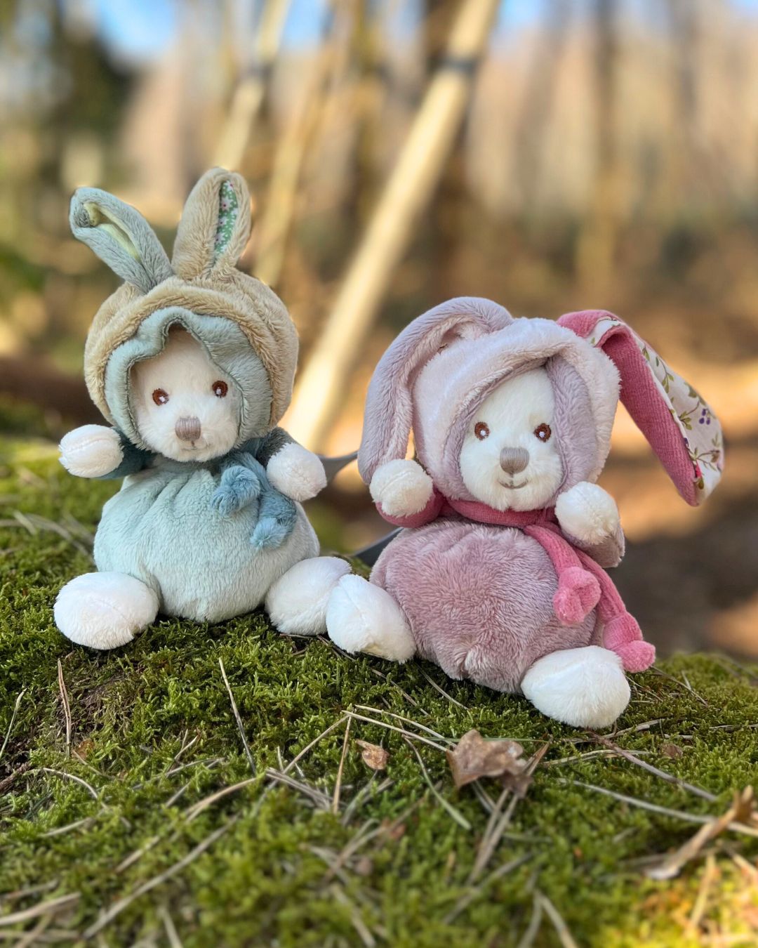 Hasen Kuscheltiere Ziggy Happy Benji und Bibi von Bukowski.