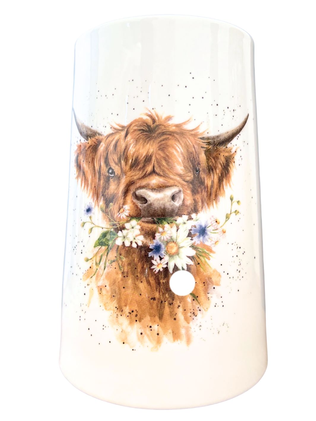 Highlandrind Blumenvase von Wrendale Designs