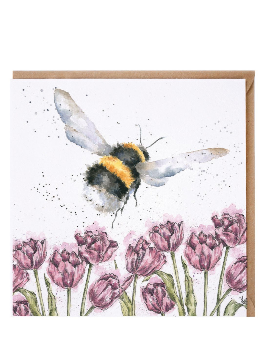 Hummel Grußkarte mit Umschlag von Wrendale Designs
