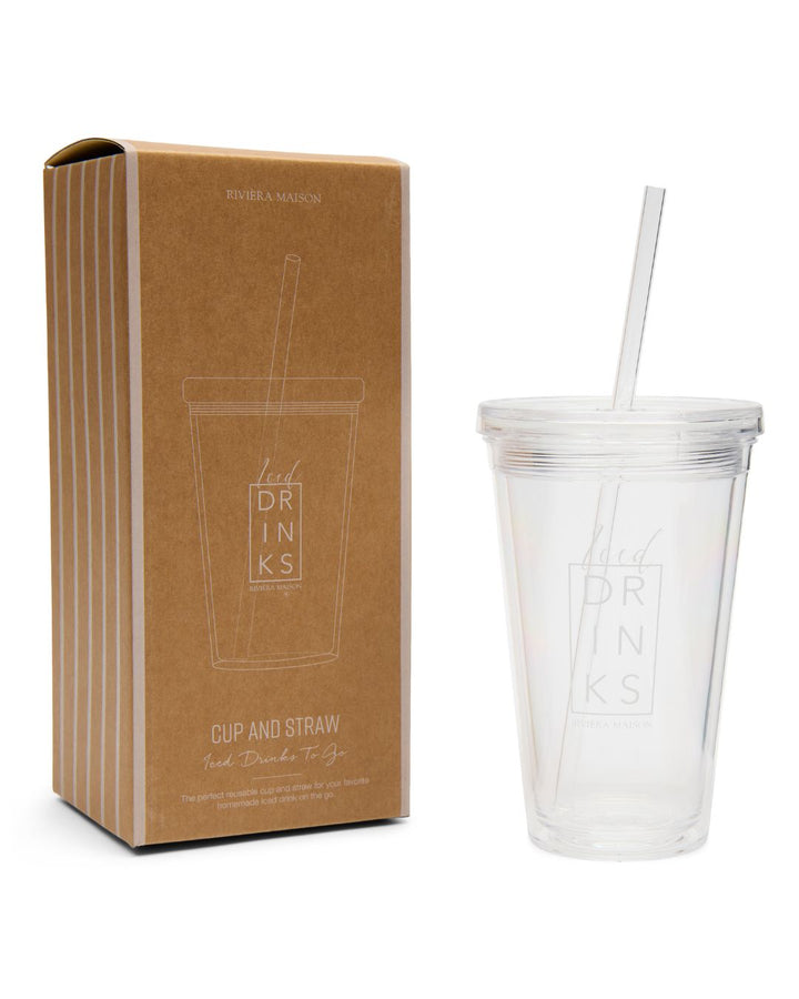 To Go Becher Iced Drinks von Riviera Maison