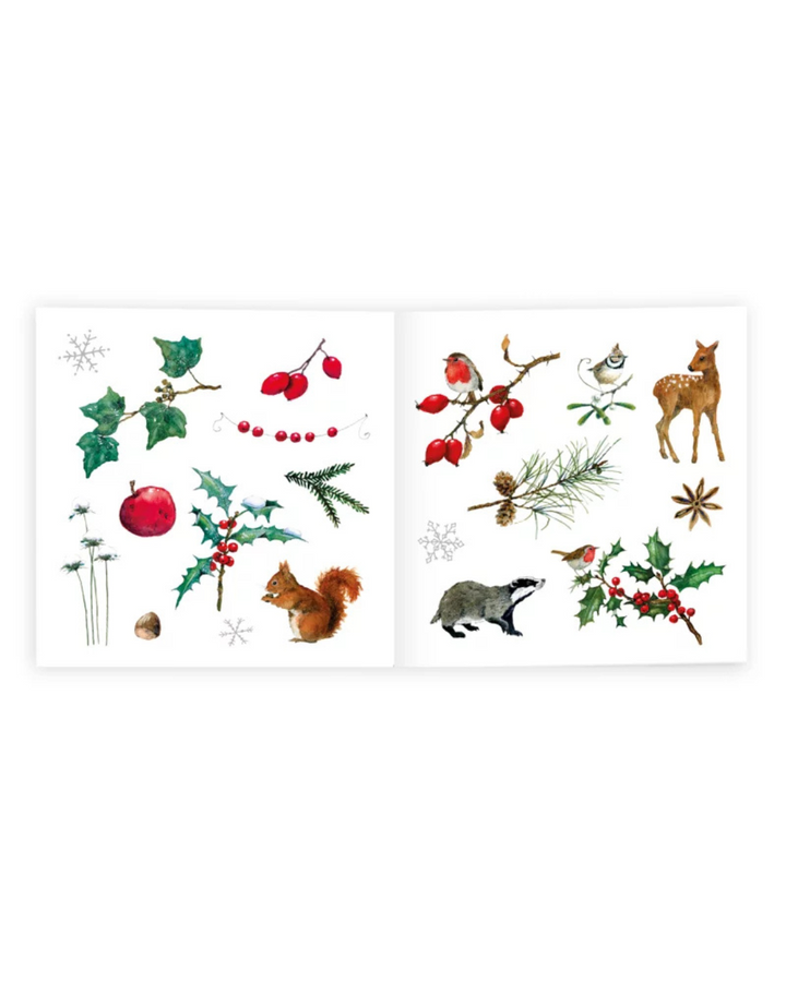 Aufkleberbuch Frostige Beeren vom Grätz Verlag