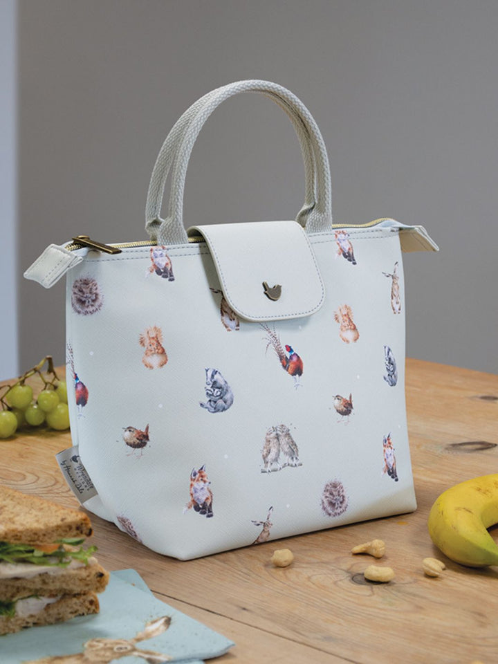 Isolierte Waltier-Motiv Handtasche für dein Mittagessen von Wrendale Designs