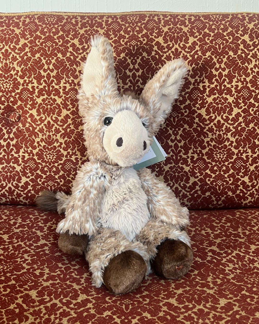 Großes Esel Kuscheltier Jack von Wrendale Designs.