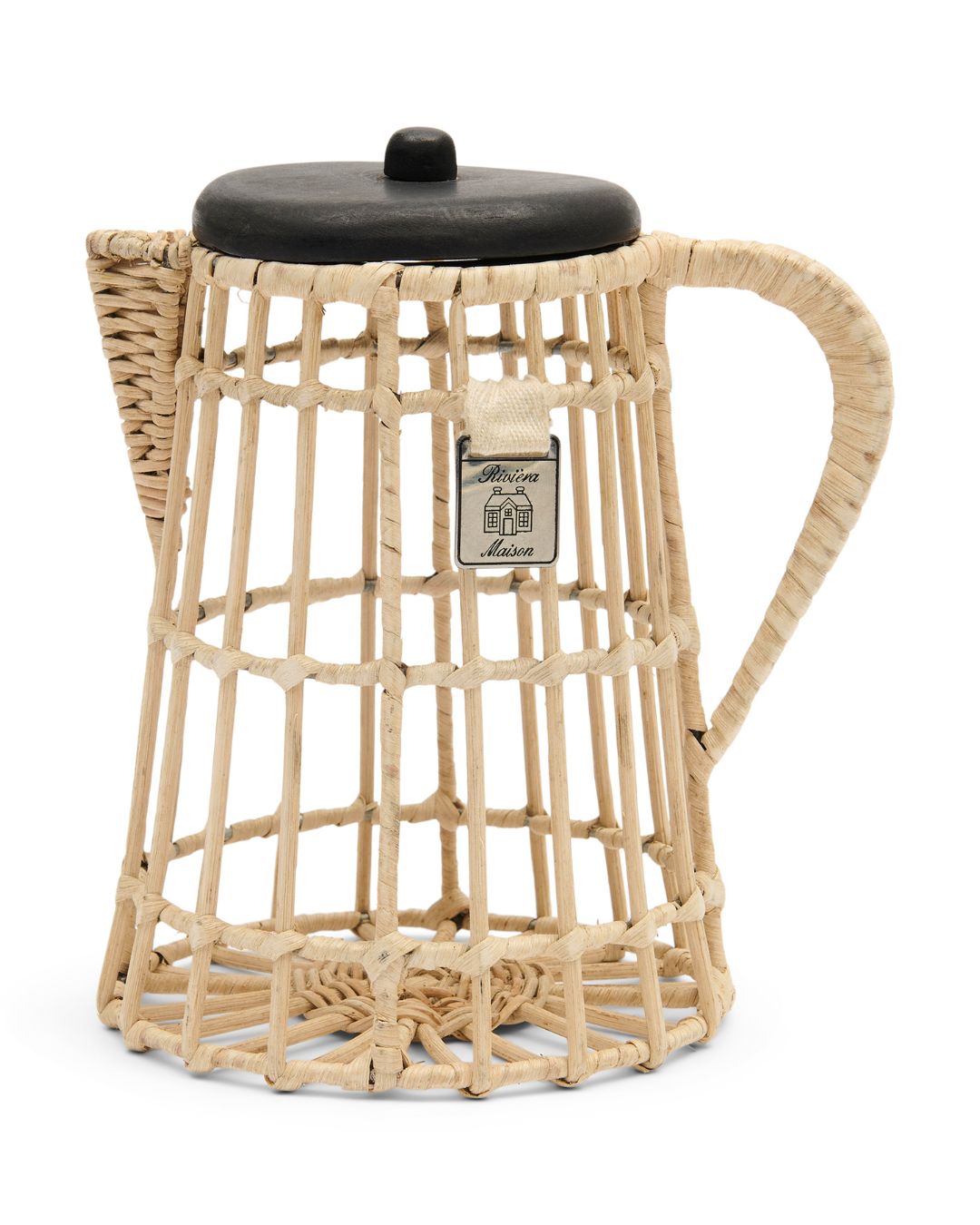 riviera maison aufbewahrung Rattan Kaffeekanne