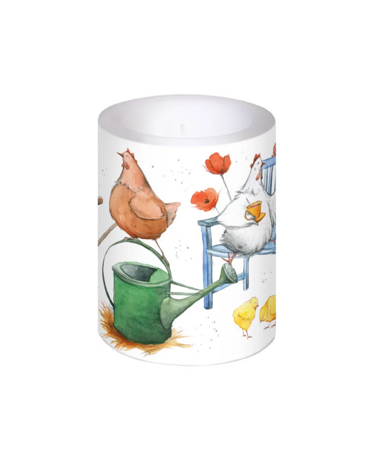 Kerze Hühnerbande vom Grätz Verlag