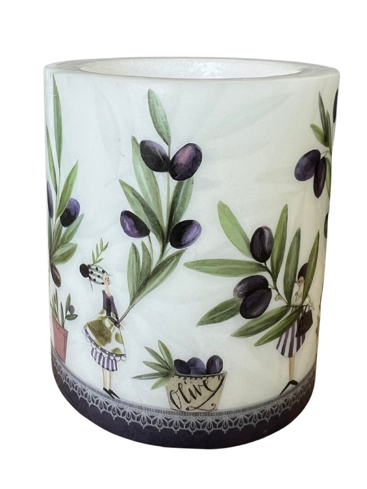 Kerze Oliven vom Grätz Verlag