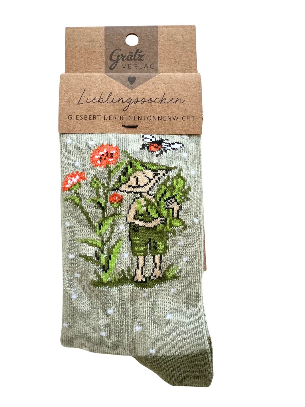 Kindersocken Giesbert der Regentonnenwicht vom Grätz Verlag