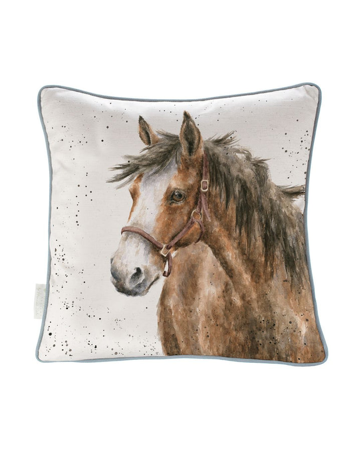Kissen mit einem Pferde-Motiv von Wrendale Designs.