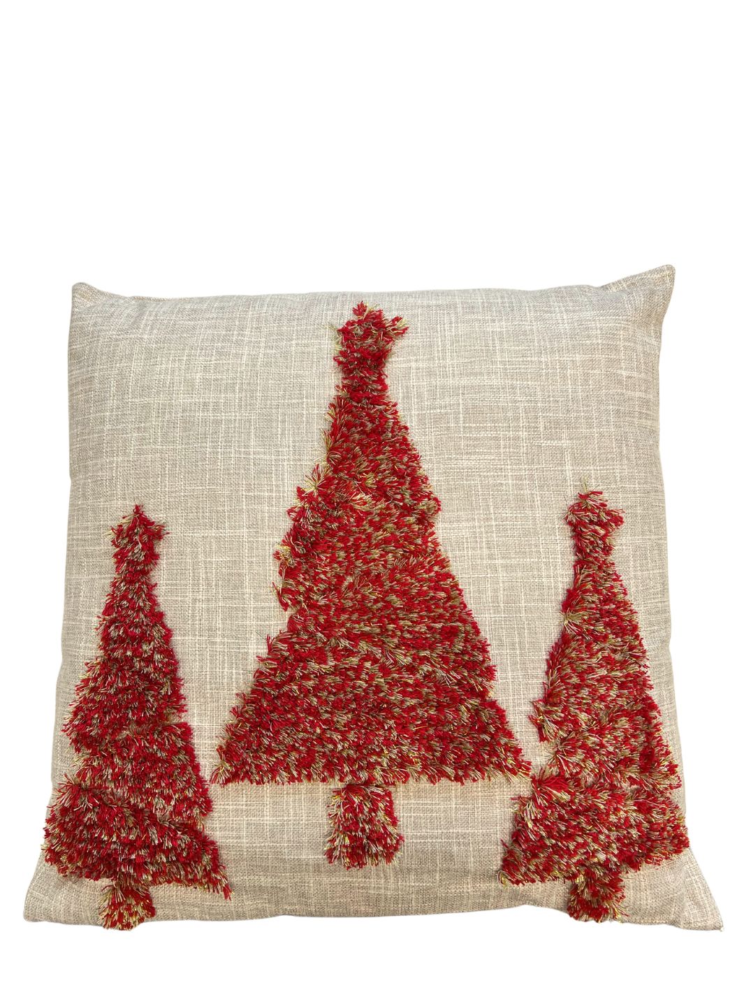 Kissen mit drei roten Tannenbäumen von Linen & More