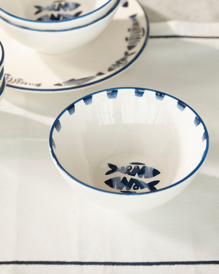 Kleine Schüssel aus der Como Catch Geschirr Serie von Rivièra Maison.