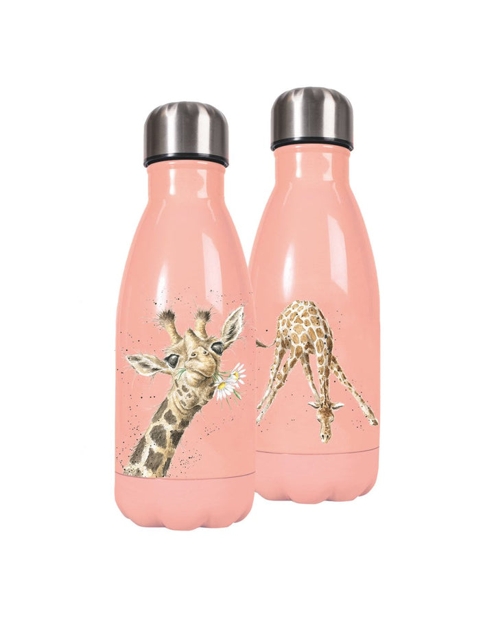 Kleine Thermosflasche mit Giraffen Motiven von Wrendale Designs.