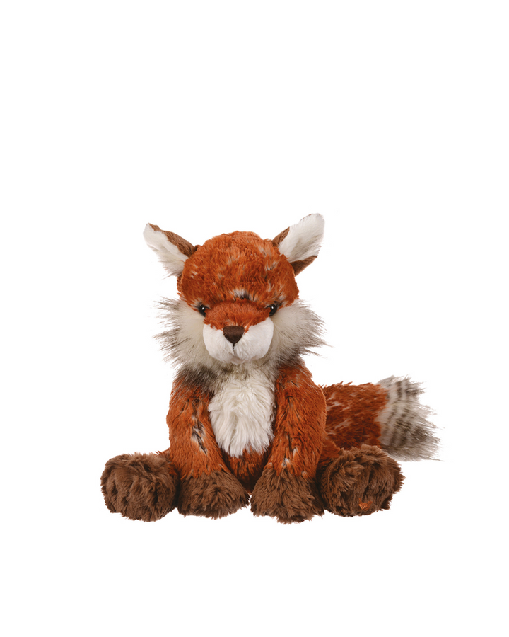 Kleines Fuchs Kuscheltier namens Autumn von Wrendale Designs.