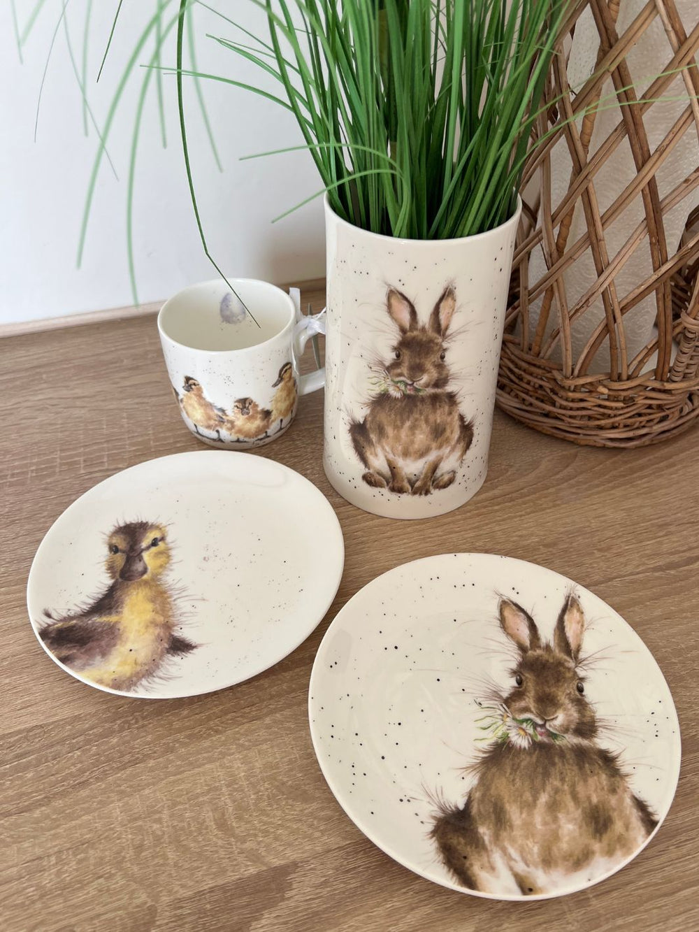 Küken und Hase Tellerset von Wrendale Designs