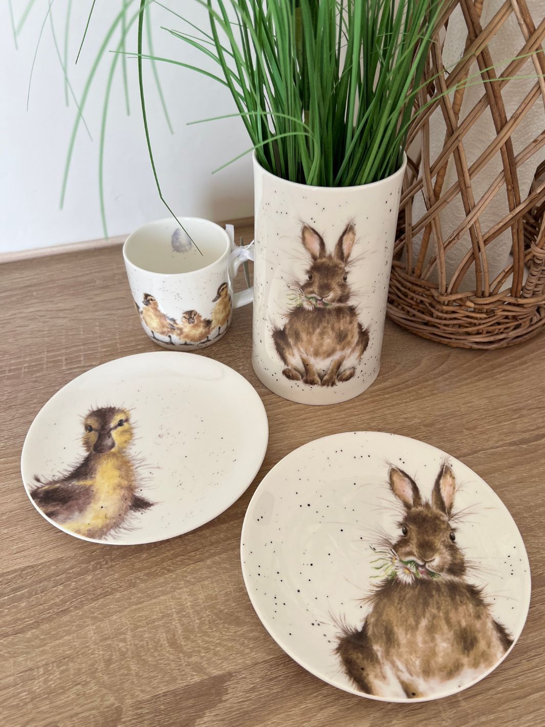 Küken und Hase Tellerset von Wrendale Designs