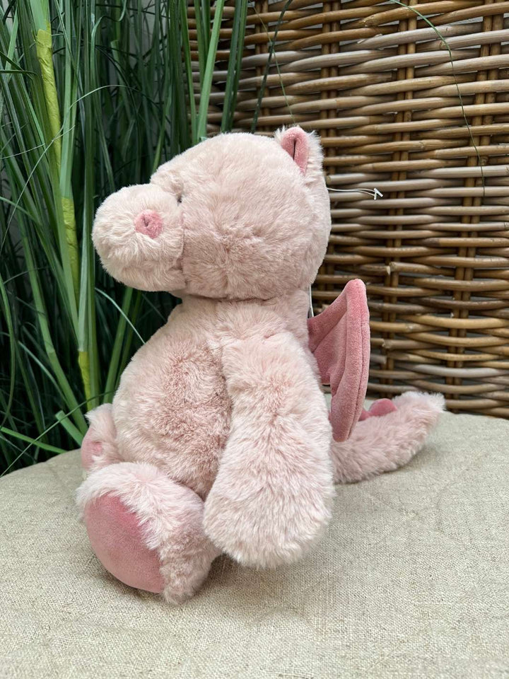 Rubin farbiger Stofftier Drache Drago von Bukowski