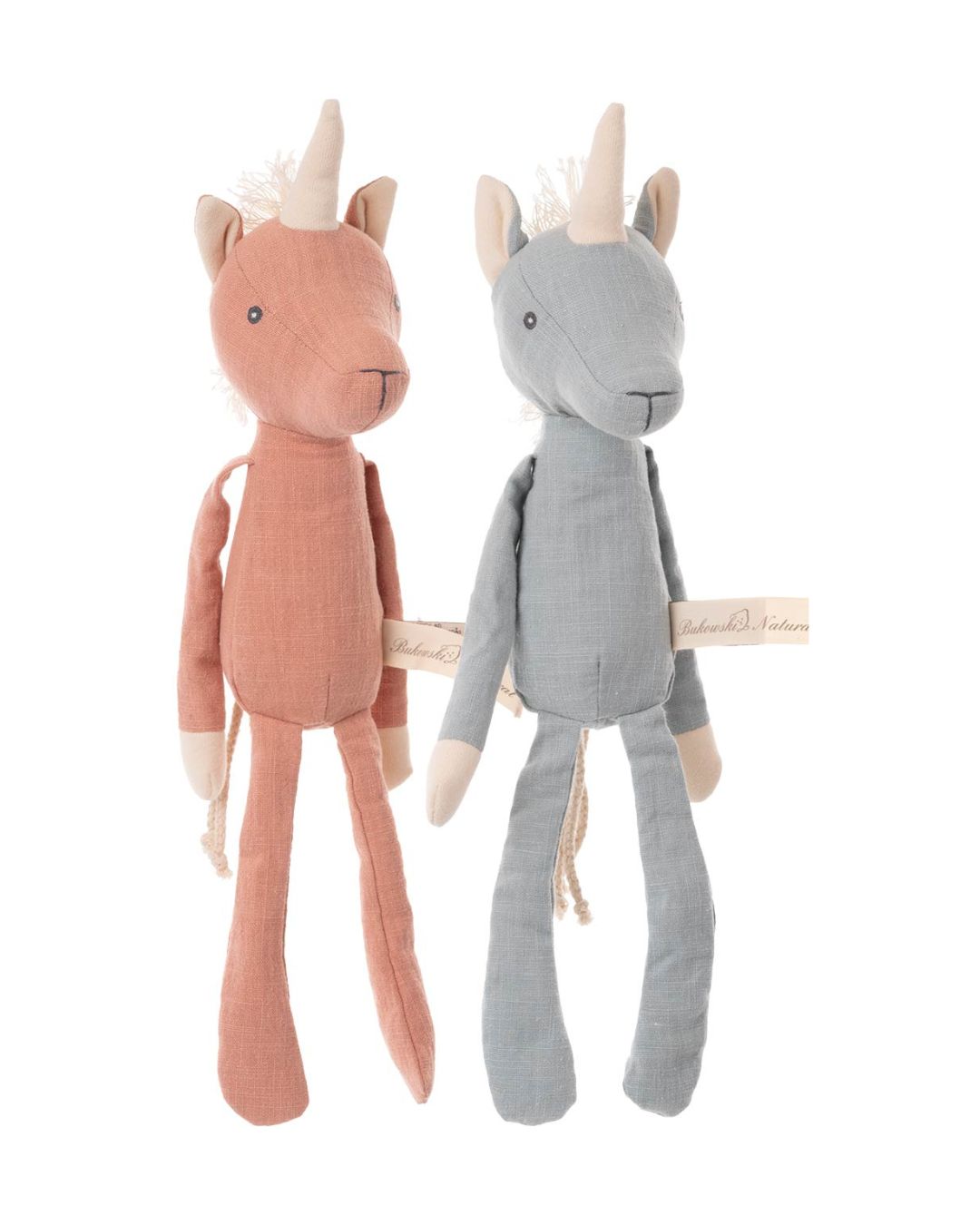 Kuscheltier Einhörner Rainbow in zwei Farben von Bukowski aus Schweden.