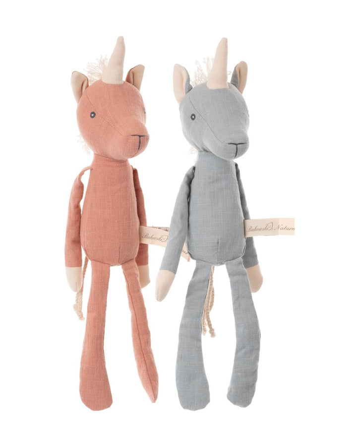 Kuscheltier Einhörner Rainbow in zwei Farben von Bukowski aus Schweden.